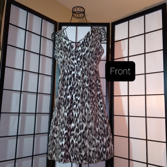 2A. Ann Taylor [Est. 1954] Leopard Print Dress - Picture 4 of 14